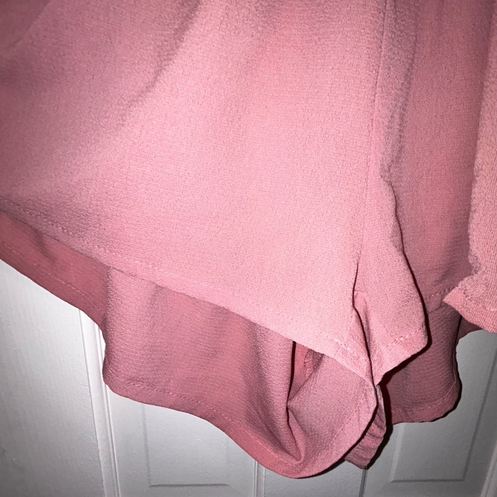 Crotchet lace pink romper. - Picture 3 of 9